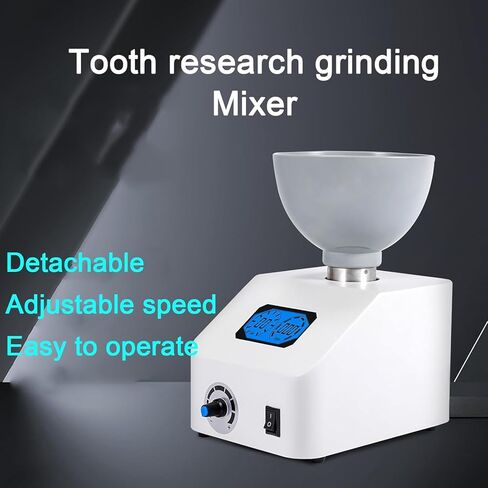 Dental Plaster Grind Mixer, 100-700ML Automatic Alginate Mixer, 0-300RPM Adjustable Speed, Mixing Alginate Impression Materials and Gypsum, for Dental Clinics, Laboratory in Kuwait