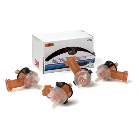 3M(TM) Accuspray(TM) رأس الرذاذ، 16612، 1.4 مم، 4 رؤوس رذاذ لكل مجموعة، 6 مجموعات لكل علبة in Kuwait