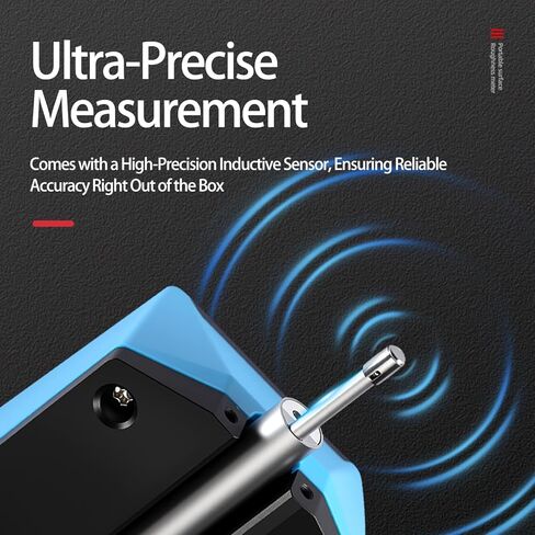 TR200 Portable Surface Roughness Tester, High Precision Surface Roughness Gauges with 0.001μm Resolution, 20H Battery, Measures Ra Rz Rq Rt RSm | Digital Profilometer with DSP Chip & 100 Data Storage in Saudi Arabia