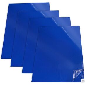 سجادات لاصقة مقاس 45.72 سم × 91.44 سم، أزرق (علبة مكونة من 10 سجادات، 30 ورقة/سجادة) هيكل، مكتب طبي، صالة الألعاب الرياضية، الحيوانات الأليفة in Kuwait