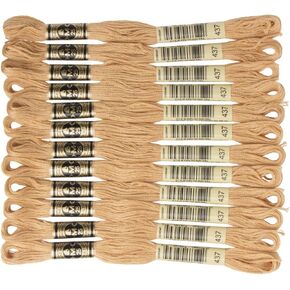 DMC Thread 6-Strand Embroidery Cotton 8.7 Yards Ultra Dark Coffee Brown 117-938 (12-Pack) in Kuwait