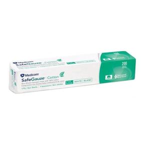 Medicom 4822 SafeGauze إسفنجة قطنية غير منسوجة غير معقمة 2 X 2 4-Ply 4000/Pk in Saudi Arabia