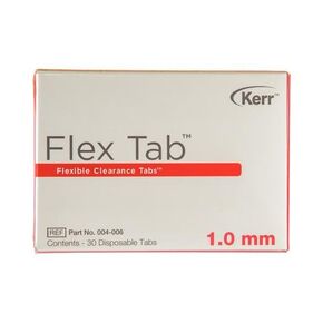 Kerr Dental 4006 Flex Tab Flexible Clearance Tablets Pink 1.0mm 30/Pk in Kuwait