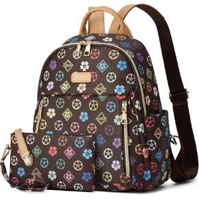 Makes Backpack Purse for Women PU Leather Travel Satchel Handbag Convertible Design Bag with Purse in Saudi Arabia
