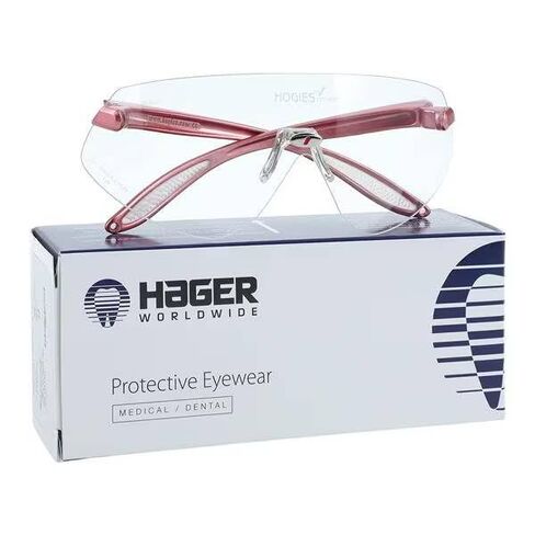 نظارات واقية من Hager 100704 Outback بعدسات شفافة وإطار وردي in Kuwait
