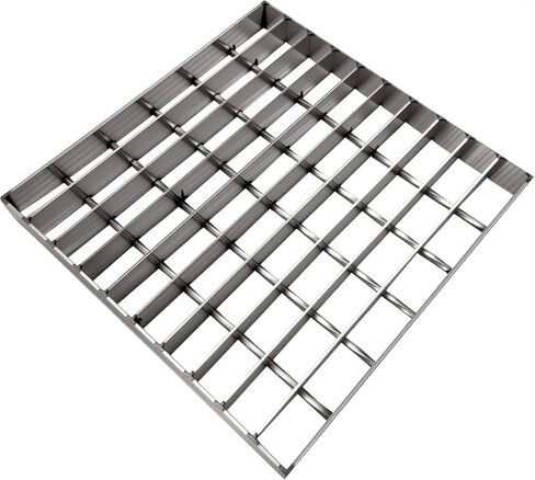 430 Stainless Steel Drain Grate Heavy Duty 12" × 12" Square Outdoor Drain Cover for Garage, Sewer, Dowmspout, Driveway in Kuwait
