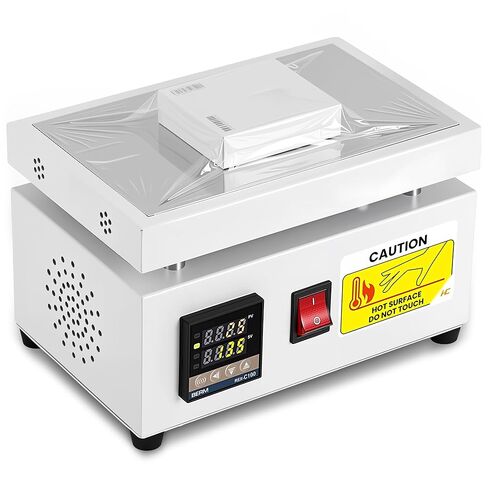 Cellophane Shrink Wrap Machine, Manual Cellophane Heat Sealer Sealing Machine for BOPP Film Heat Shrink Wrap Cigarette Cosmetics Perfume Gift Packaging, Anti-Scald (LS12x20) in Kuwait