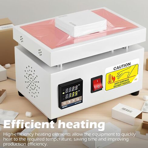 Cellophane Shrink Wrap Machine, Manual Cellophane Heat Sealer Sealing Machine for BOPP Film Heat Shrink Wrap Cigarette Cosmetics Perfume Gift Packaging, Anti-Scald (LS12x20) in Kuwait