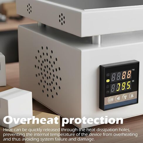 Cellophane Shrink Wrap Machine, Manual Cellophane Heat Sealer Sealing Machine for BOPP Film Heat Shrink Wrap Cigarette Cosmetics Perfume Gift Packaging, Anti-Scald (LS12x20) in Kuwait