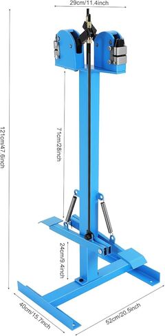 آلة تقليص ونقالة معدنية - 2 في 1 SS-18FD صفائح معدنية زرقاء - دواسة قدم تعمل لإصلاح هياكل السيارات، وإزالة انبعاجات السيارة، وتشكيل لوحة السقف - 18 جيجا in Kuwait