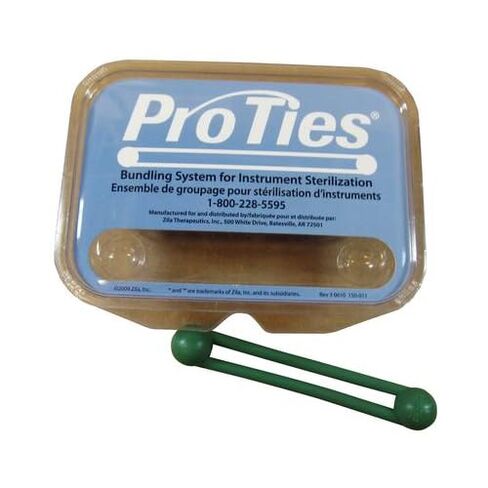 Denmat 650102G نظام تجميع الأسنان السيليكون Pro-Ties قابل للتعقيم باللون الأخضر 6/Pk in Kuwait