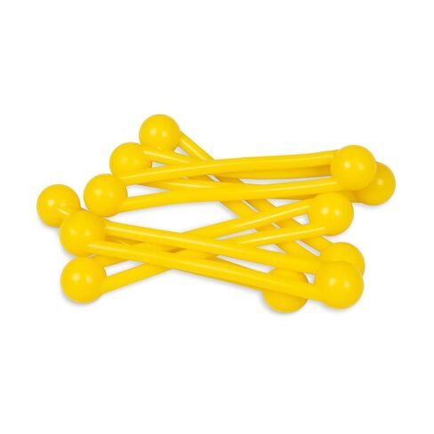 Denmat 650102Y نظام تجميع Pro-Ties 100% سيليكون من الدرجة الطبية أصفر 6/عبوة in Kuwait