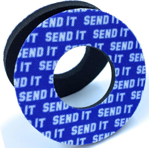 SEND IT Grip Donuts for Motorcycle, Dirt Bike, BMX, ATV - Soft Foam Pads to Prevent Blisters - Universal Fit, Easy Install, Multiple Colors - Durable, Comfortable, Anti-Vibration Handlebar Accessories in Saudi Arabia