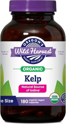 Oregon's Wild Harvest Organic Kelp, 90 Organic Vegan Capsules in Saudi Arabia