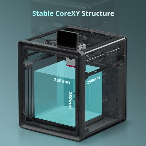طابعة Anycubic Kobra S1 Combo ثلاثية الأبعاد متعددة الألوان، طباعة سريعة 600 مم/ثانية تسوية تلقائية مع معايرة تلقائية تطبيق Anycubic طباعة بنقرة واحدة 250 × 250 × 250 مم حجم البناء in Kuwait