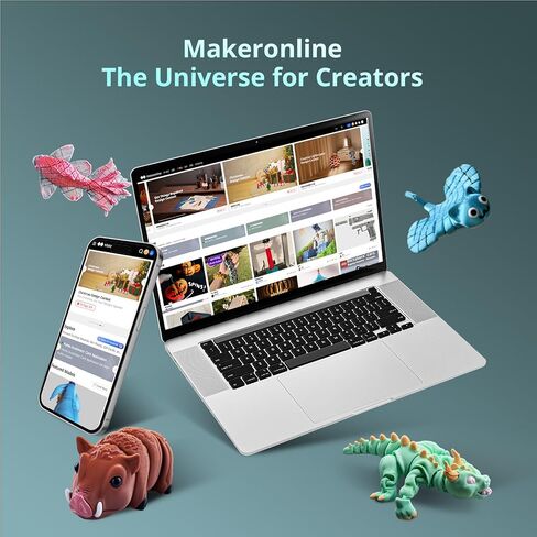 طابعة Anycubic Kobra S1 Combo ثلاثية الأبعاد متعددة الألوان، طباعة سريعة 600 مم/ثانية تسوية تلقائية مع معايرة تلقائية تطبيق Anycubic طباعة بنقرة واحدة 250 × 250 × 250 مم حجم البناء in Kuwait