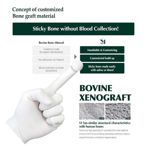 MedPark S1 Bovine Xenograft، 1 جرام، عظم لزج in Saudi Arabia