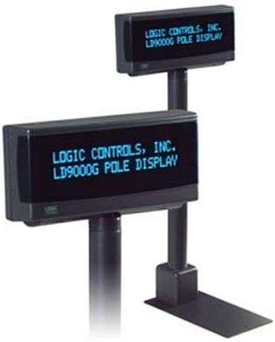 شاشة عرض قطبية LDX9000 من Logic Controls، 9.5 مم 2X20، USB، تعمل بمنفذ، مجموعة أوامر Partner TECH، رمادي (154190) in Kuwait