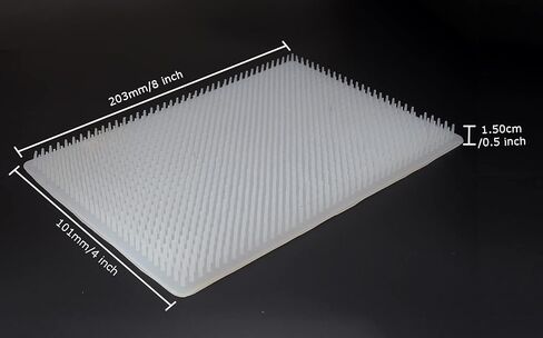 AAProTools حصيرة سيليكون بيضاء من السيليكون 203 مللي متر × 101 مللي متر × 15 مللي متر لعلبة علبة التعقيم in Kuwait