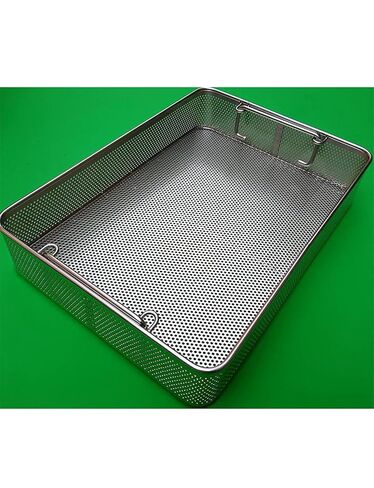 Stainless Steel Surgical Instrument Sterilization Basket, Medical Instrument Operating Basket, Medical Cleaning Basket, Instrument Sterilization Baskets(30x20cm/11.8x8in) in Saudi Arabia