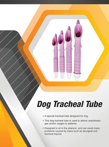 Vofeat Pet Veterinary Tracheal Blind Tube Kit for Dogs Support Various Types of Dogs Weighing 2-26 kilograms Direct use Without The Need for Endoscopy with a gastric Tube Inserted (D3) in Saudi Arabia