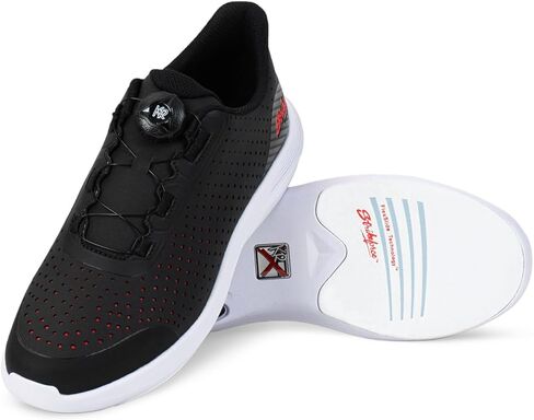 KR Strikeforce Aviator Mens Athletic Bowling Shoe Black/Blue Size 10 in Kuwait