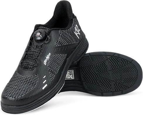 KR Strikeforce Aviator Mens Athletic Bowling Shoe Black/Blue Size 10 in Kuwait