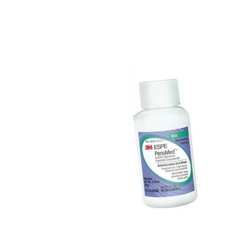 3M ESPE 12105SM PerioMed Stannous Dental Fluoride Rinse 0.63% 24/Pk 2.75 Oz in Kuwait