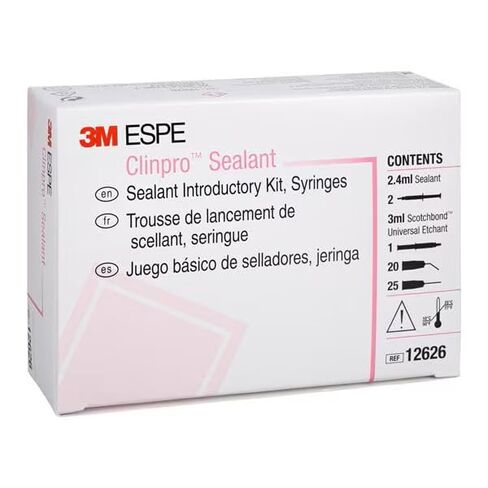 3M ESPE 12626 Clinpro Sealant مجموعة حقنة الفلورايد منخفضة اللزوجة التمهيدية in Saudi Arabia