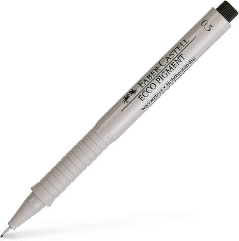 Faber -Castell 0.1mm/ 0.3mm/ 0.5mm/ 0.7mm نظام رسم Artline - الأسود (محفظة 4) in Kuwait