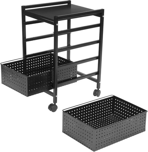 File Cart with Two Drawers and Locking Wheels for Office Organization and for Home Storage File Storage Cart in Saudi Arabia