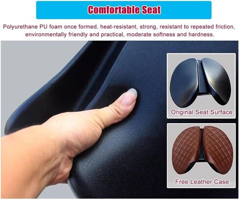 مقعد سرج مريح مع إمكانية تعديل الارتفاع، كرسي دوار هيدروليكي للمكتب واستخدام مصفف الأسنان والشعر، 17.7 بوصة - 23.6 بوصة (45-60 سم) ارتفاع المقعد قابل للتعديل in Kuwait