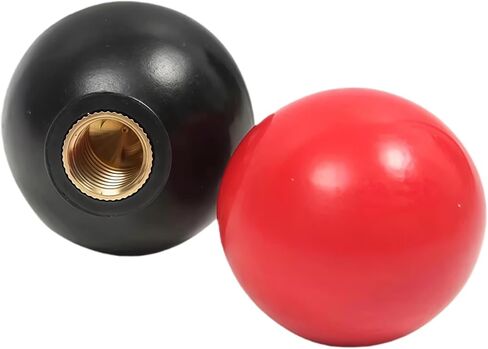 GUTAR 10-Pack Bakelite Knobs with Copper Core, Multiple Sizes (M4/M5/M6/M8/M10/M12) Optional, Insulated Heat-Resistant for Machine Tools & Equipment Black M4*16 in Saudi Arabia