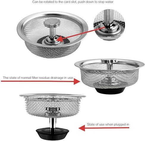 1 Anti Clogging Sewer Drain Filter/Collector Bathroom Kitchen Accessory in Saudi Arabia