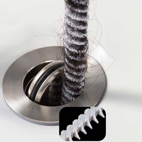 Drain Snake Cleaner Brush Flexible Pipe Clog Remover Tool for Sink Shower Bathtub Reusable Hair and Debris Cleaning Accessory in Saudi Arabia