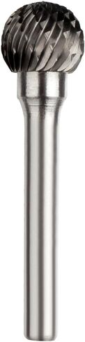 Double Cut Tungsten Carbide Rotary File 9/16-inch Head 6mm Shank Ball Shaped in Saudi Arabia