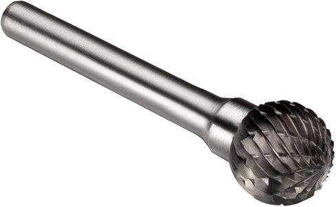 Double Cut Tungsten Carbide Rotary File 9/16-inch Head 6mm Shank Ball Shaped in Saudi Arabia