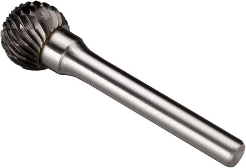 Double Cut Tungsten Carbide Rotary File 9/16-inch Head 6mm Shank Ball Shaped in Saudi Arabia