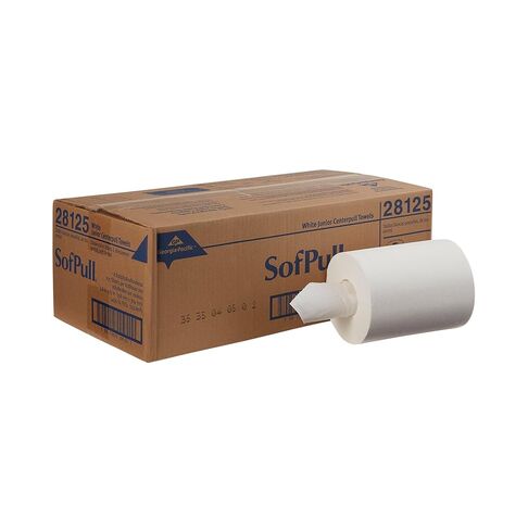 Georgia Pacific 28125 Premium Junior Capacity Centerpull Towels White 7.8 x 12 Sheets 375 sht/rl 8 Rl/Cs in Saudi Arabia