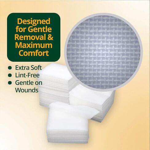Elimedical Non-Woven Gauze Sponges 3x3, Non-Sterile, 4-ply 800pcs/box (4 Packs of 200/pkg) (3 inch X 3 inch) in Saudi Arabia