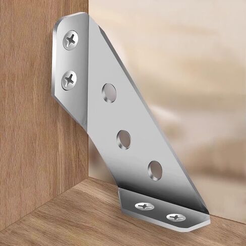 10pcs Corner Bracket Set with Screws, Suitable for Wooden Furniture Like Chairs, Drawers, and Cabinets. in Saudi Arabia