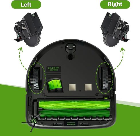 قطع غيار وحدة العجلة اليسرى واليمنى لسلسلة IRobot Roomba S9 (9150) S9+ S9Plus (9550) جهاز آلي للمكنسة الكهربائية in Kuwait