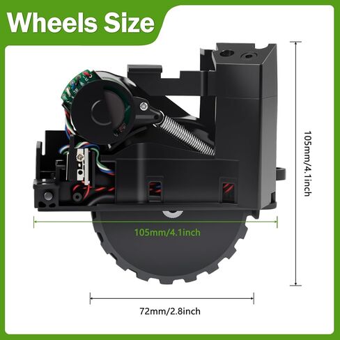 قطع غيار وحدة العجلة اليسرى واليمنى لسلسلة IRobot Roomba S9 (9150) S9+ S9Plus (9550) جهاز آلي للمكنسة الكهربائية in Kuwait