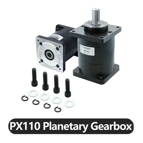 PX110 19 مم إدخال 22 مم علبة تروس مخفض كوكبي 3:1 إلى 216:1 حفارة 1.5KW 110ST محرك سيرفو يعمل بالتيار المتردد (3 إلى 1-19 مم لـ 110 أجهزة) in Kuwait