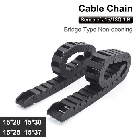 سلسلة كابل النقل 15x20 15x30 18x25 18x37 نوع الجسر بلاستيك غير قابل للفتح (48 مم، 15 × 30 مم) in Kuwait