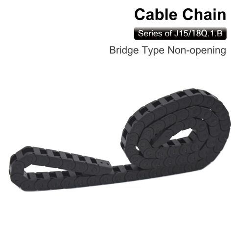 سلسلة كابل النقل 15x20 15x30 18x25 18x37 نوع الجسر بلاستيك غير قابل للفتح (48 مم، 15 × 30 مم) in Kuwait