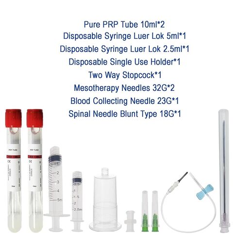 مجموعة مكونة من عبوتين من البلازما الغنية بالصفائح الدموية سعة 10 مل، مجموعة استخلاص سهلة الاستخدام مع جل فصل ومضاد للتخثر لتحضير البلازما الغنية بالصفائح الدموية في المختبر in Kuwait