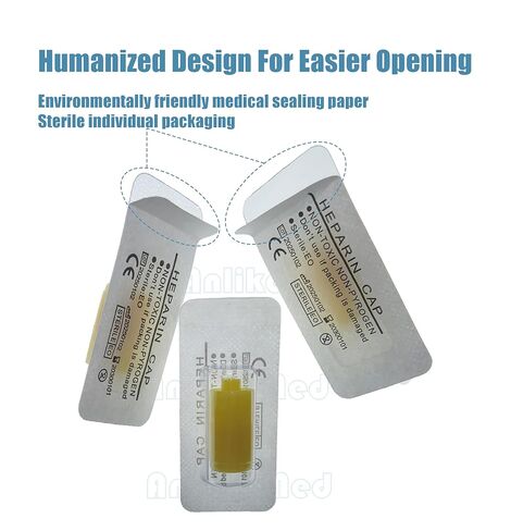 Disposable Heparin Cap for IV Cannula,Medical Lock Valve for Animal Veterinary and Laboratory (200, Yellow) in Saudi Arabia