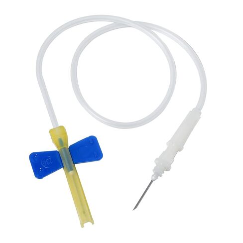 إبر جمع الدم، 23 جرام إبر فراشة 23 جرام × 3/4 بوصة × 12 بوصة، مغلفة بشكل فردي - 50 قطعة in Kuwait