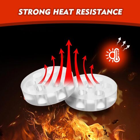 20Pcs 8mm/0.3Inch Clear High Borosilicate Glass Screens Filters with Holes 7 Honeycomb Holes Filter Screen in Saudi Arabia